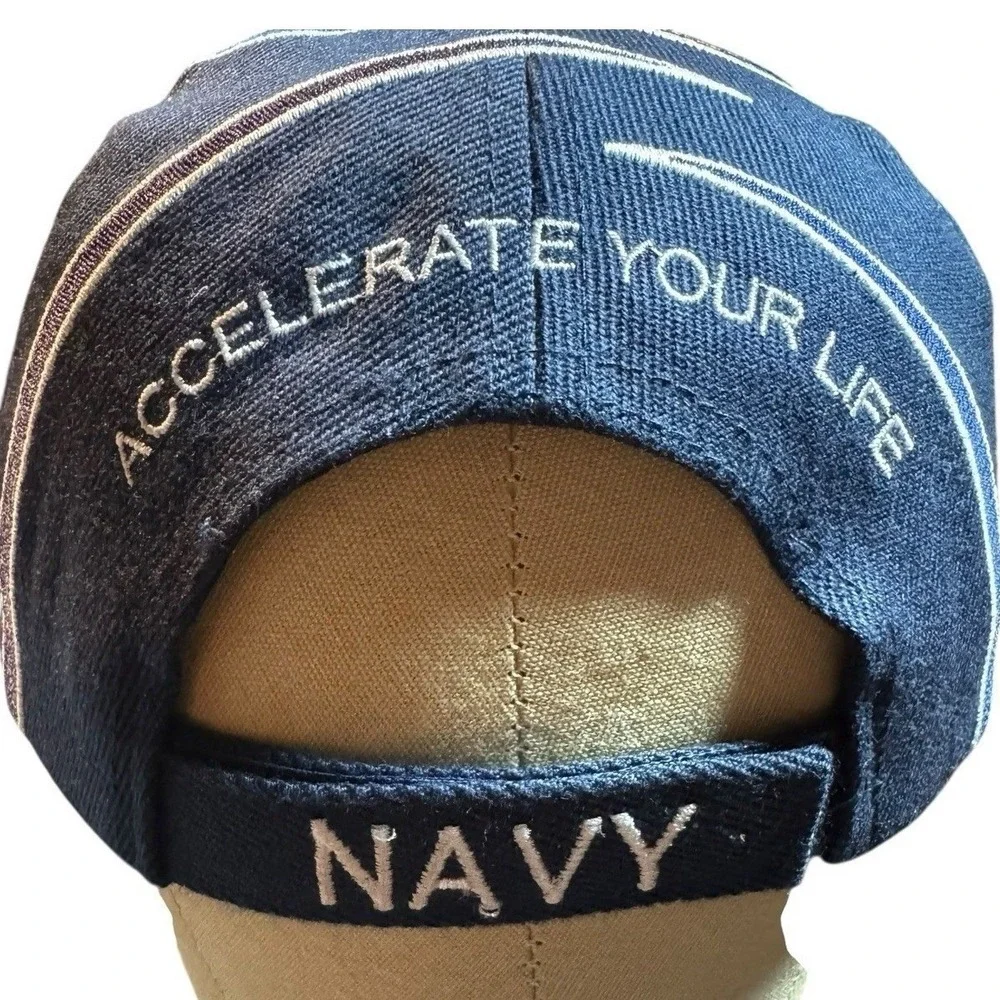US Navy Black Cap Hat OFFICIALLY LICENSED Hat Military NEW
